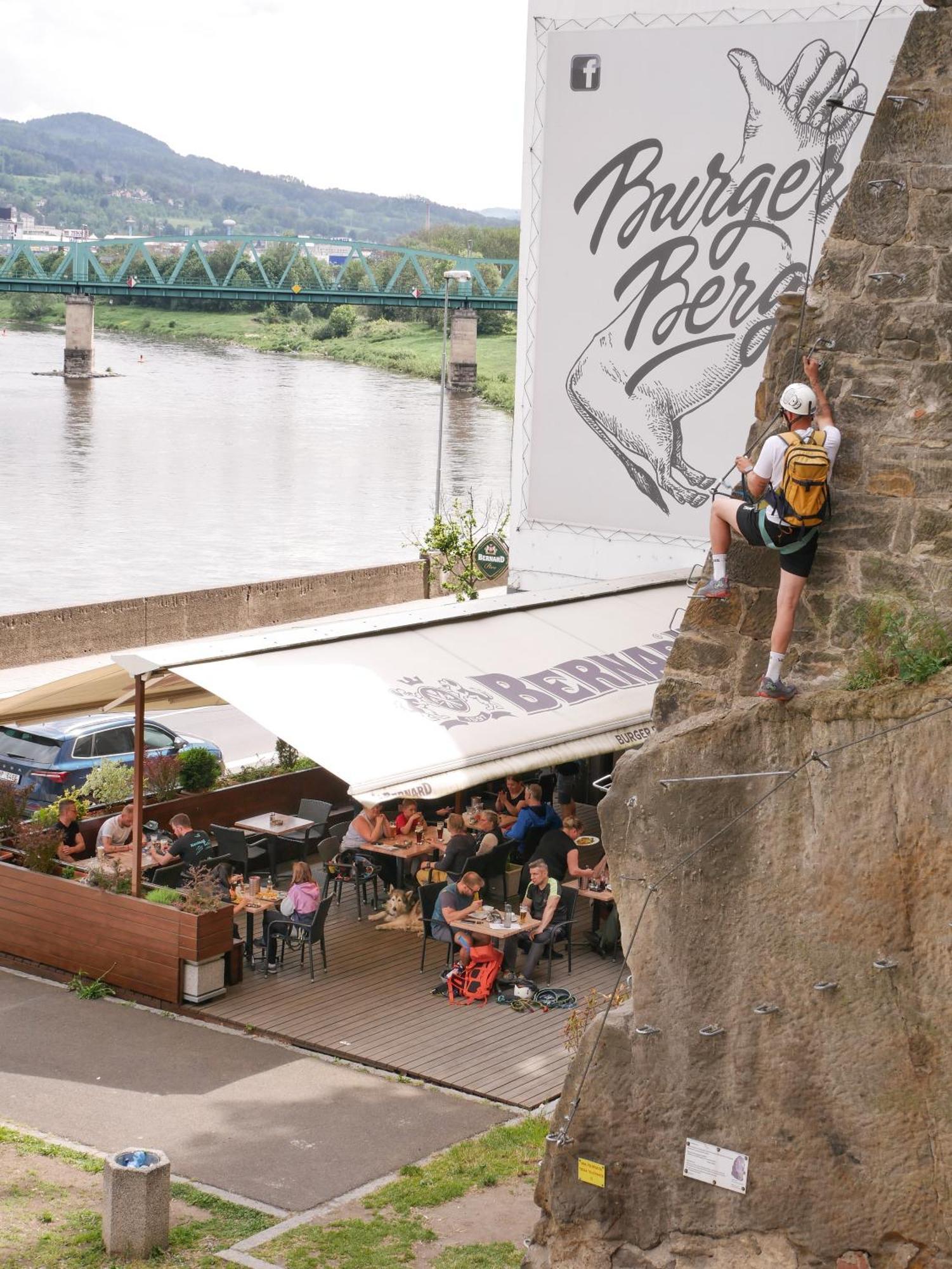 Penzion Via Ferrata Decin Exterior foto